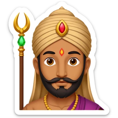 Lord Shivan with thirusoolam  sticker
