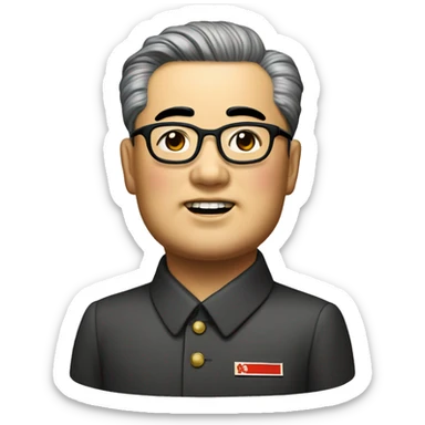 Kim Il Sung, North Korea sticker