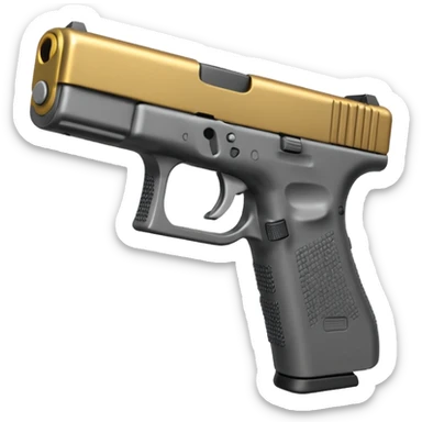 Yn emoji with glock sticker