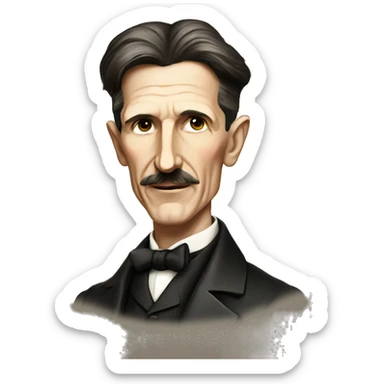 nikola tesla sticker