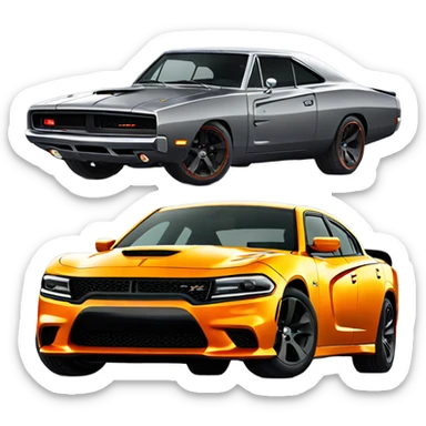 Dodge charger hellcat sticker