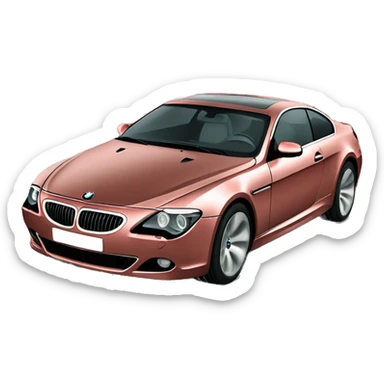 BMW 6 Series E63  sticker