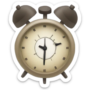 i need a clock emoji created by black border sticker