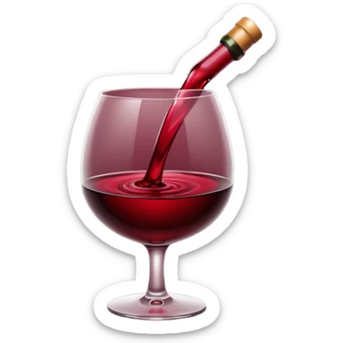 dark wine sticker