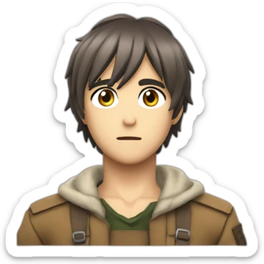 Season 4 Eren jaeger sticker