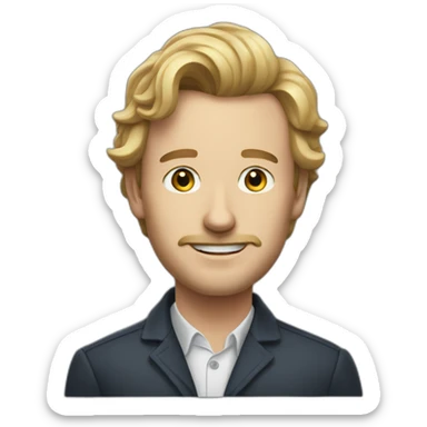 peter van den begin sticker