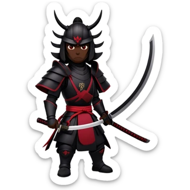 Shadow Samurai sticker