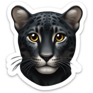 Panthère noire sticker