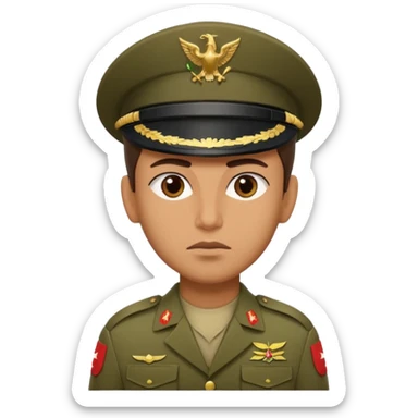 Lebanese forces cross sticker