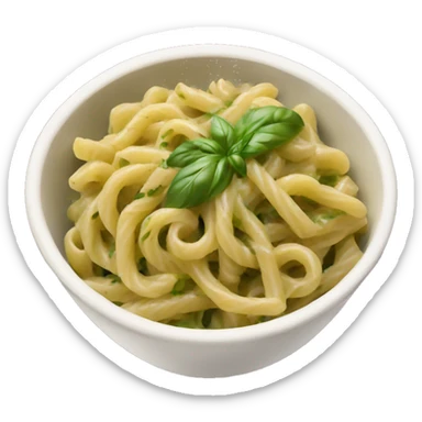 Pesto pasta in a bowl  sticker
