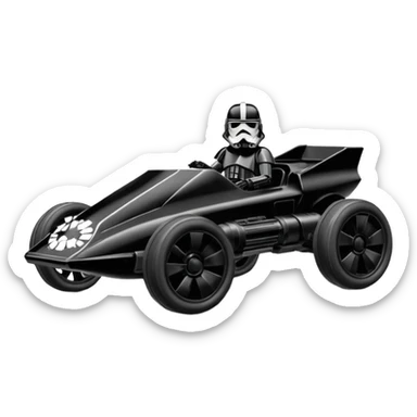 Hot wheels Star Wars racer verse death trooper. 1car sticker
