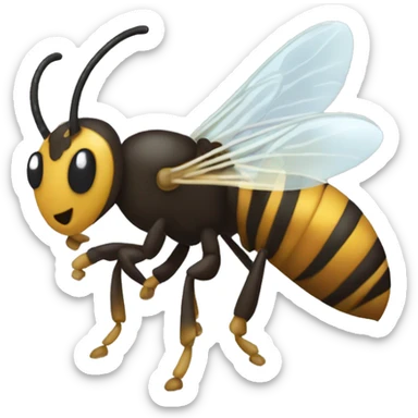 Hornet flossing sticker