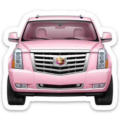 light pink Cadillac Escalade sticker