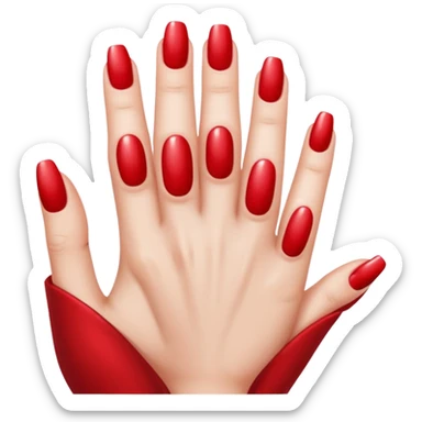 uñas con pinta uñas  sticker