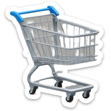 shopping cart sticker