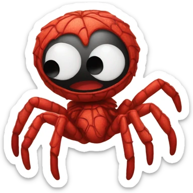 Baby spider Elmo  sticker