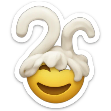 SIGNO DE PREGUNTA 3D sticker