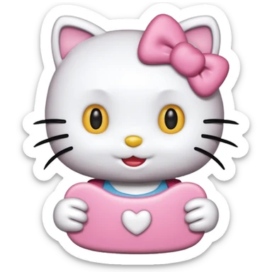 Hello Kitty. Avec ses ami sticker