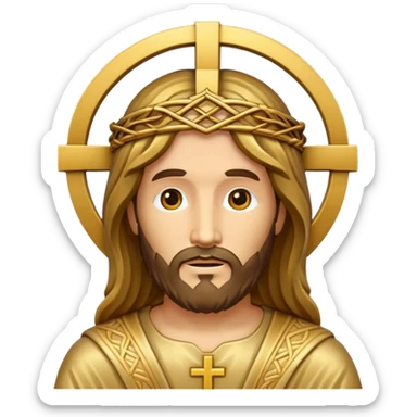 jesus logo sticker