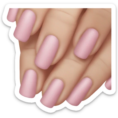 Light pink nails sticker