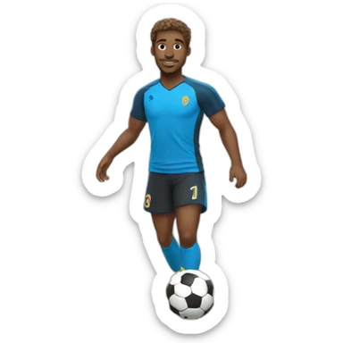 Footballeur a 1000000 sticker