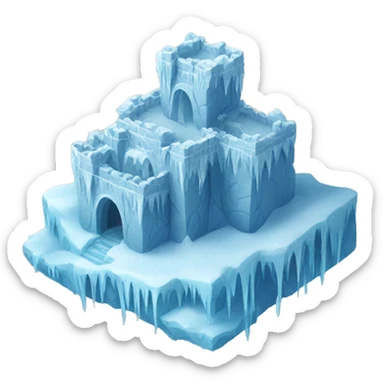 Ice castle sticker