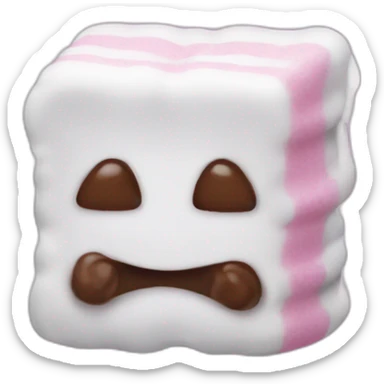 Bonbon chamallows sticker