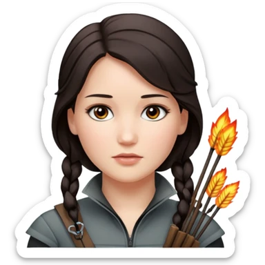 Katniss everdeen  sticker