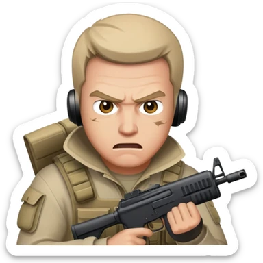 The guy who plays Counter-Strike and gets angry sticker