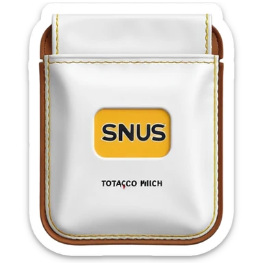 Create me SNUS pouch only with every single detail sticker