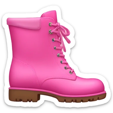 pink boots sticker