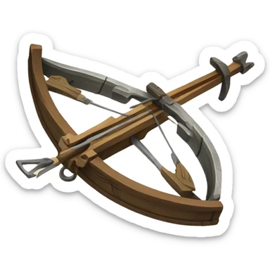  medieval crossbow sticker