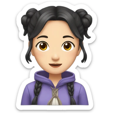 Komi san girl sticker