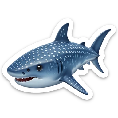 Whale shark sticker