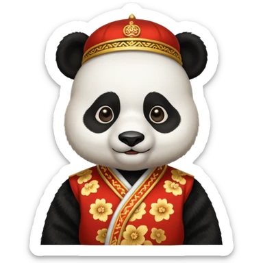 animal chinois dans le palais impérial sticker
