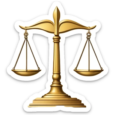 law textbook, thick book with scales of justice on the cover sticker