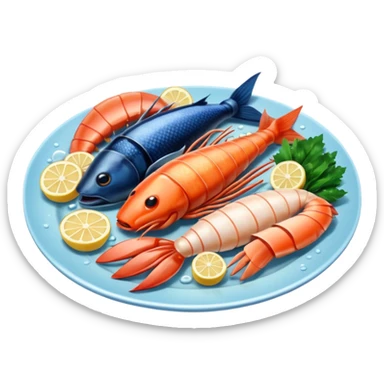 japanese seafood  sticker