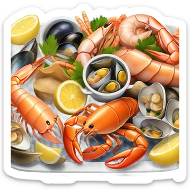 Seafood boil  sticker