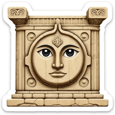 The Persian symbol of the Persepolis sticker