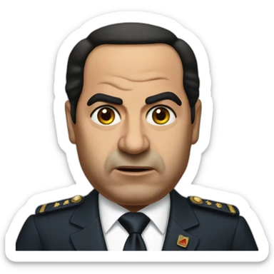 Abdel Fattah El-Sisi angry sticker