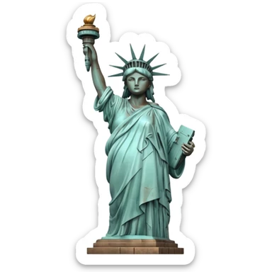 statue of liberity sticker