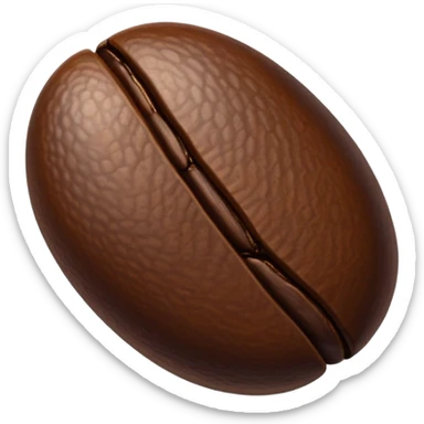 single coffee bean sticker