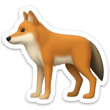 Coyote sticker