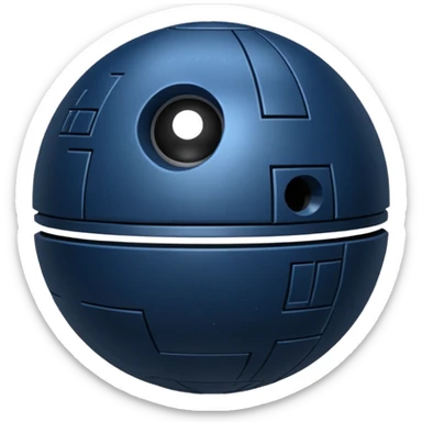 deathstar blueberry sticker