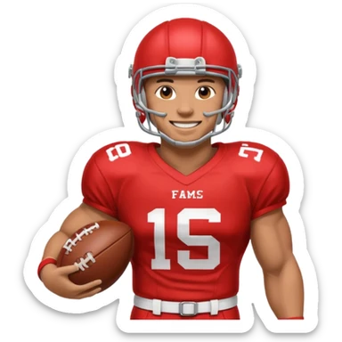 A LGBTQ American football player more LGBTQ  sticker