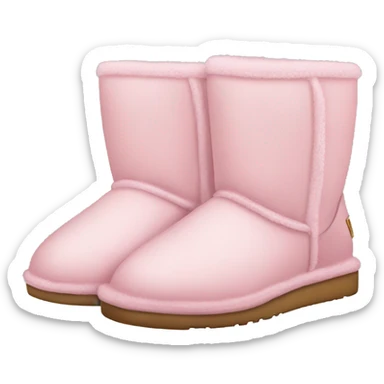 light pink uggs sticker