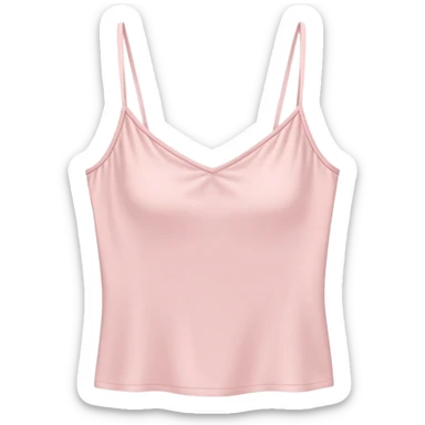 tight light pink cami sticker