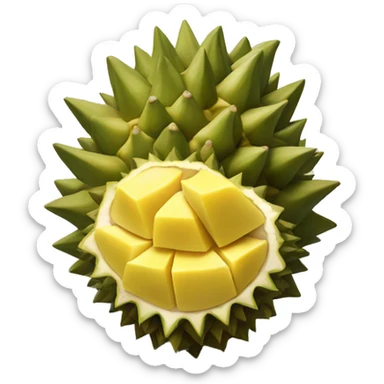Smilig Durian sticker