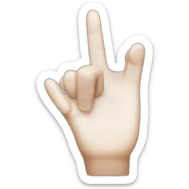 finger pointing you sticker