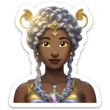 (Technomancy Tuitorial @ https://youtu.be/SgQQU_Szm1A?si=L9Fu0e7bzgv7XrSN) Technomancy Divine Magical Divine Goddess sticker